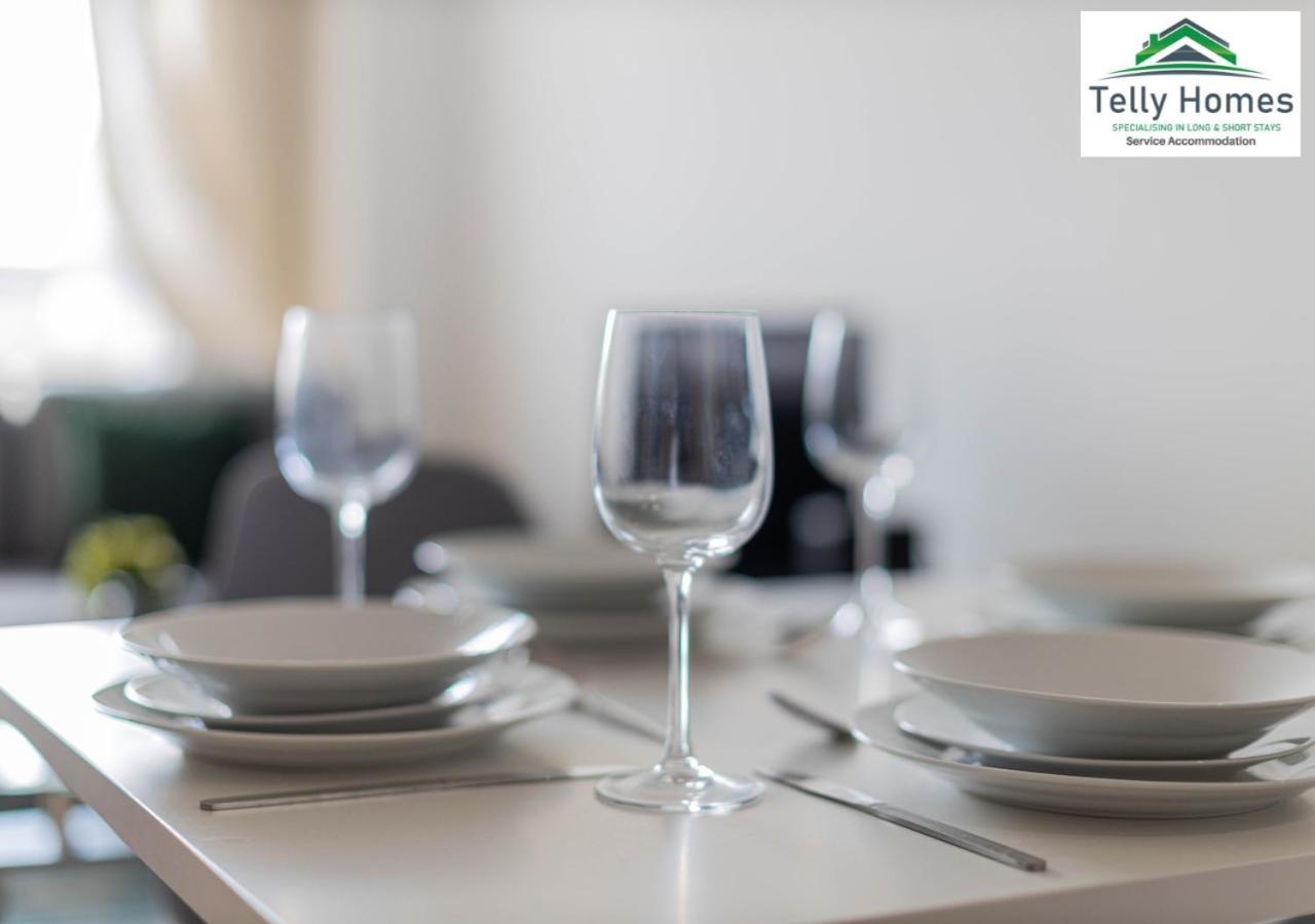 5 Percent Off Weekly And 20 Percent Off Monthly Bookings - Marigold Unit At Telly Homes Limited Birmingham City Centre -2 Bedroom Apartment, Free Wifi Dış mekan fotoğraf