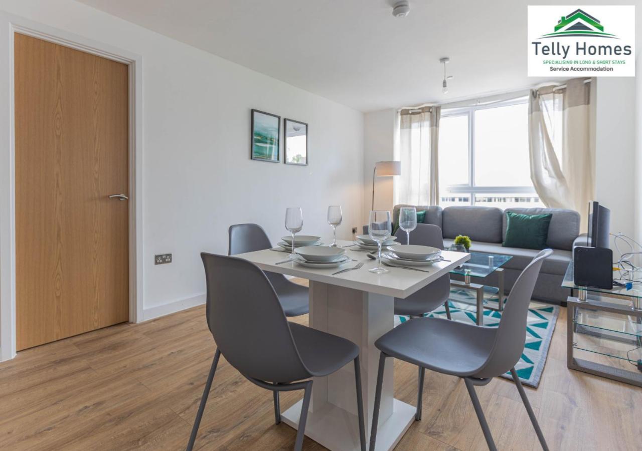 5 Percent Off Weekly And 20 Percent Off Monthly Bookings - Marigold Unit At Telly Homes Limited Birmingham City Centre -2 Bedroom Apartment, Free Wifi Dış mekan fotoğraf