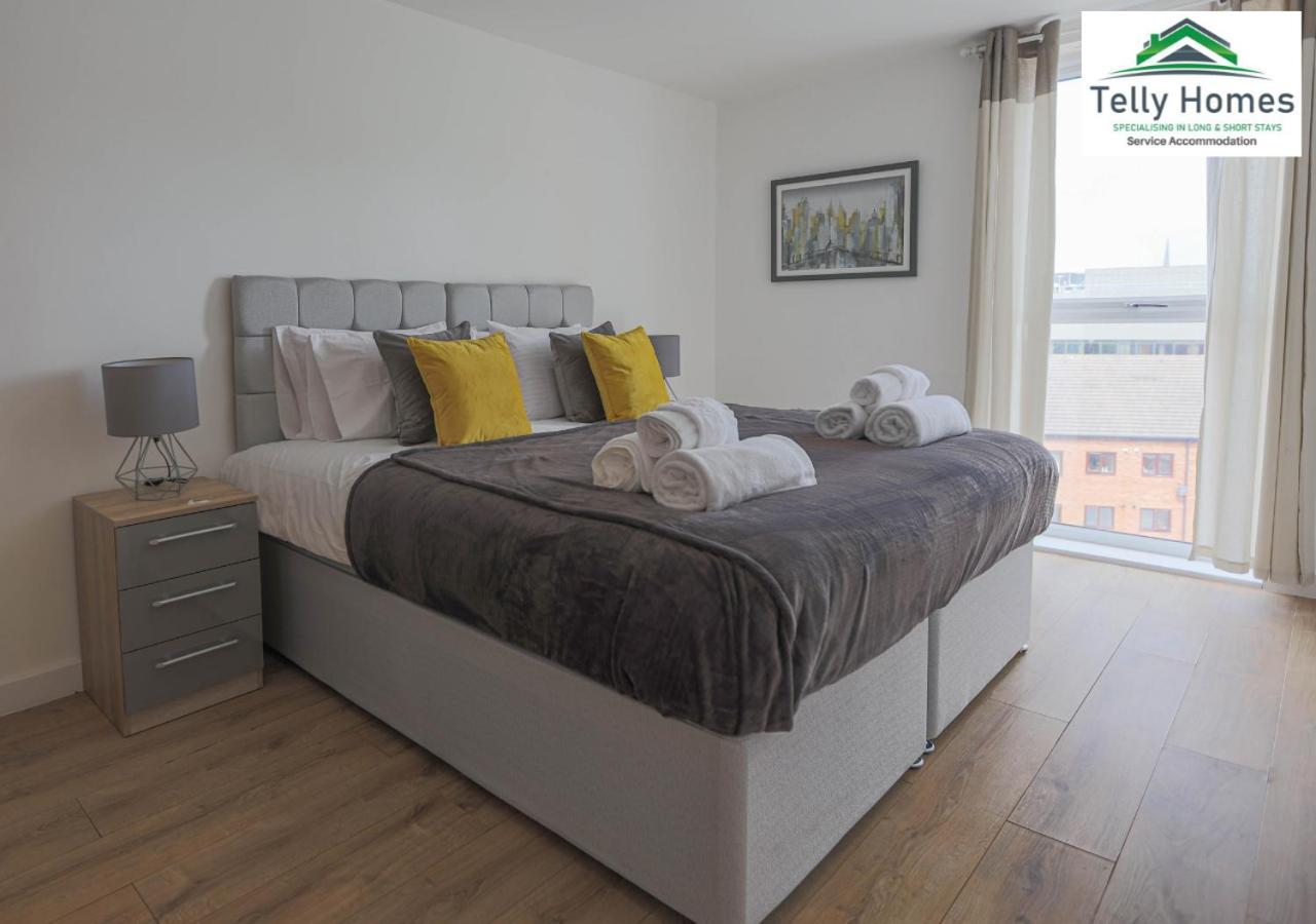 5 Percent Off Weekly And 20 Percent Off Monthly Bookings - Marigold Unit At Telly Homes Limited Birmingham City Centre -2 Bedroom Apartment, Free Wifi Dış mekan fotoğraf